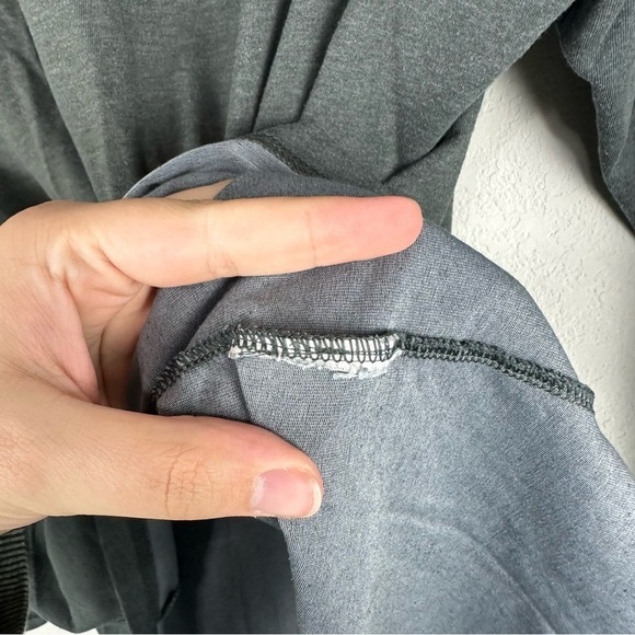 Carhartt Men’s Gray Relaxed Fit Long Sleeve Crew Neck Tee Shirt Size Large - Picture 5 of 5